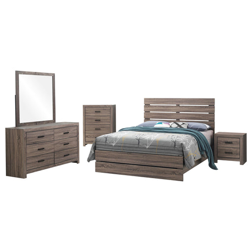 Brantford 5-piece Queen Bedroom Set Barrel Oak - alternate view