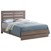 Brantford Wood Queen Panel Bed Barrel Oak - detail 3