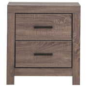 Brantford 2-drawer Nightstand Barrel Oak - detail 3