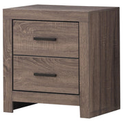 Brantford 2-drawer Nightstand Barrel Oak - detail 4