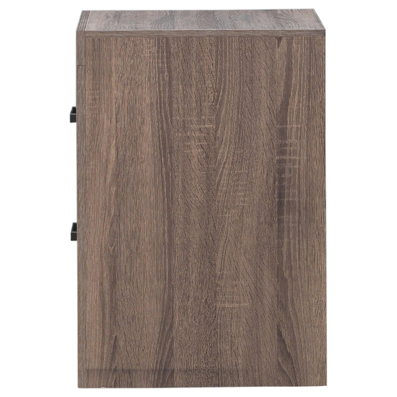 Brantford 2-drawer Nightstand Barrel Oak - detail 5