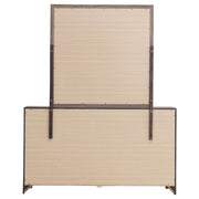 Brantford 6-drawer Dresser with Mirror Barrel Oak - detail 7
