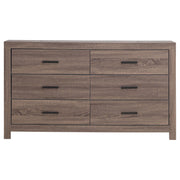 Brantford 6-drawer Dresser Barrel Oak - detail 3