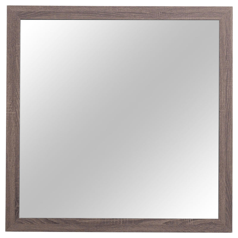 Brantford Dresser Mirror Barrel Oak - detail 3