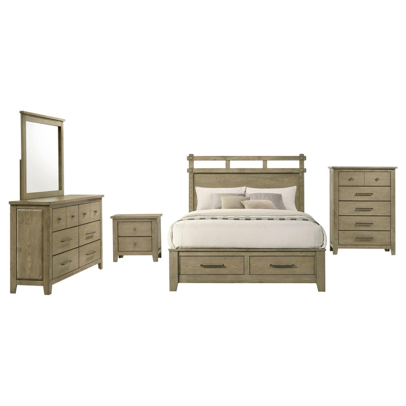 Hazlewood 5-piece Queen Bedroom Set Vineyard Oak - alternate view