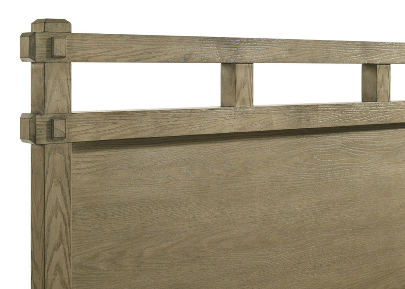 Hazlewood 59-inch Queen Panel Storage Bed Vineyard Oak - detail 7