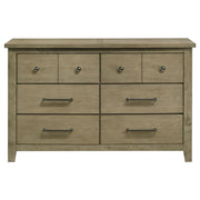 Hazlewood 6-drawer Bedroom Dresser Cabinet Vineyard Oak - detail 3