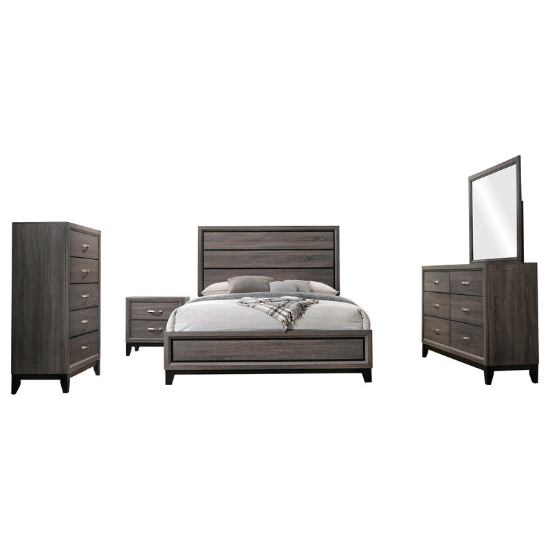 Watson Five-piece Queen Bedroom Set Grey Oak - alternate view