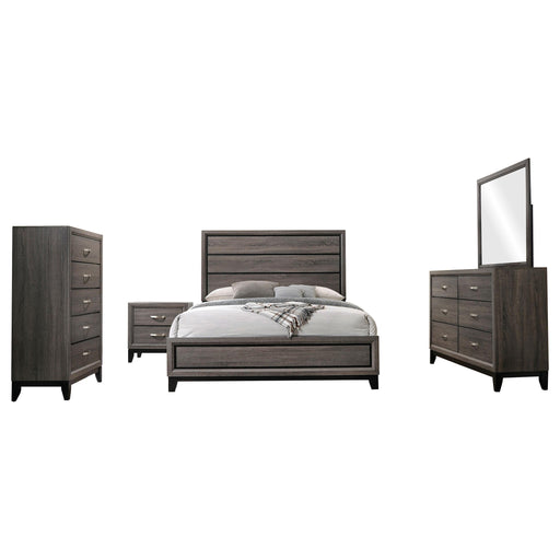 Watson Five-piece Queen Bedroom Set Grey Oak - alternate view