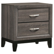 Watson 2-drawer Nightstand Grey Oak - alternate view