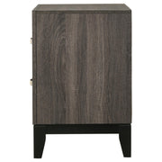 Watson 2-drawer Nightstand Grey Oak - detail 4