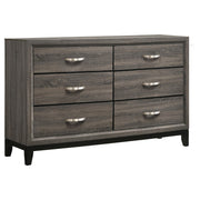 Watson 6-drawer Dresser Grey Oak - alternate view