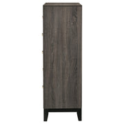 Watson 5-drawer Bedroom Chest Grey Oak - detail 5