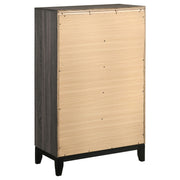 Watson 5-drawer Bedroom Chest Grey Oak - detail 6