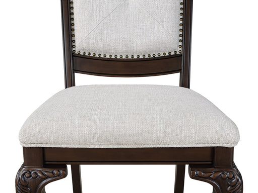 Crownmark Set of 2 Kiera Side Chairs - Coffee Brown