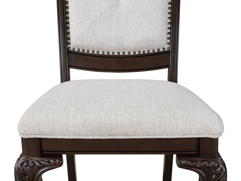 Set of 2 Kiera Side Chairs - Coffee Brown