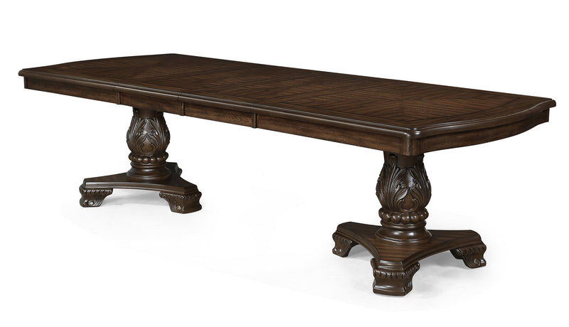 Crownmark Kiera Dining Set - Coffee Brown