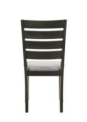 Crownmark Set of 2 Bardstown Side Chairs Wheat Charcoal