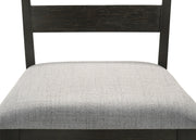 Crownmark Set of 2 Bardstown Side Chairs Wheat Charcoal