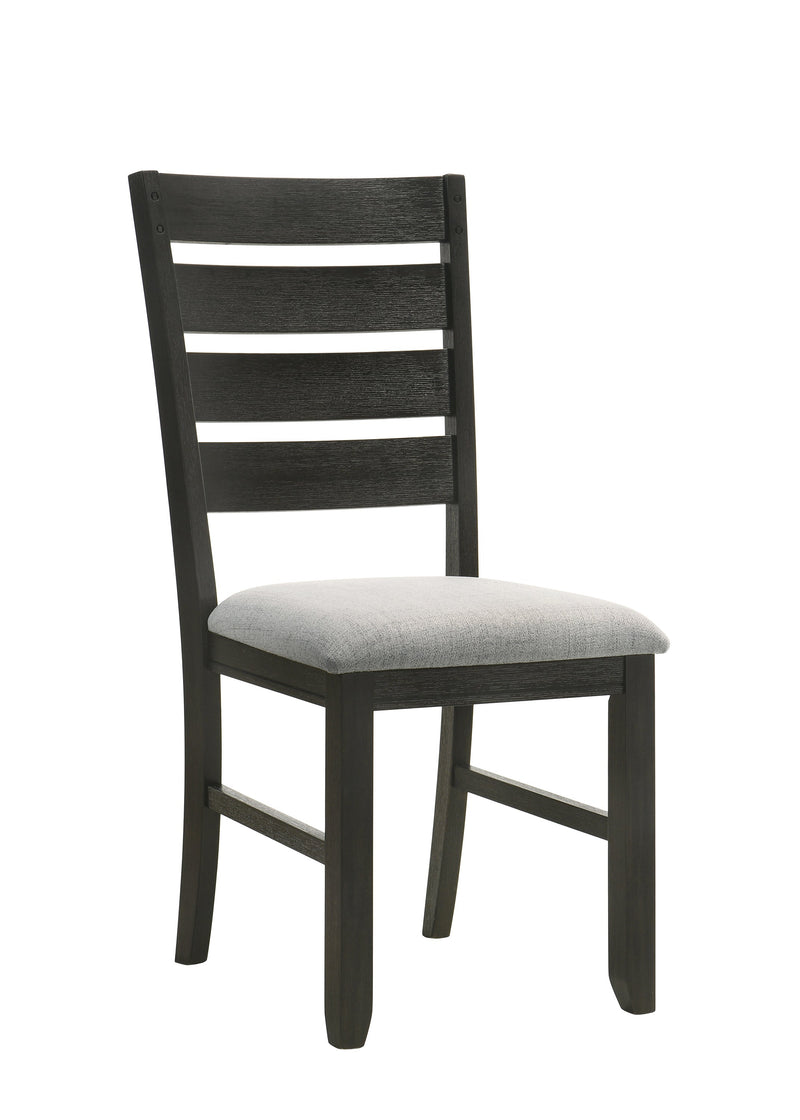 Set of 2 Bardstown Side Chairs Wheat Charcoal