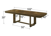 Crownmark Broadmoor Dining Table (2X16 Leaf)