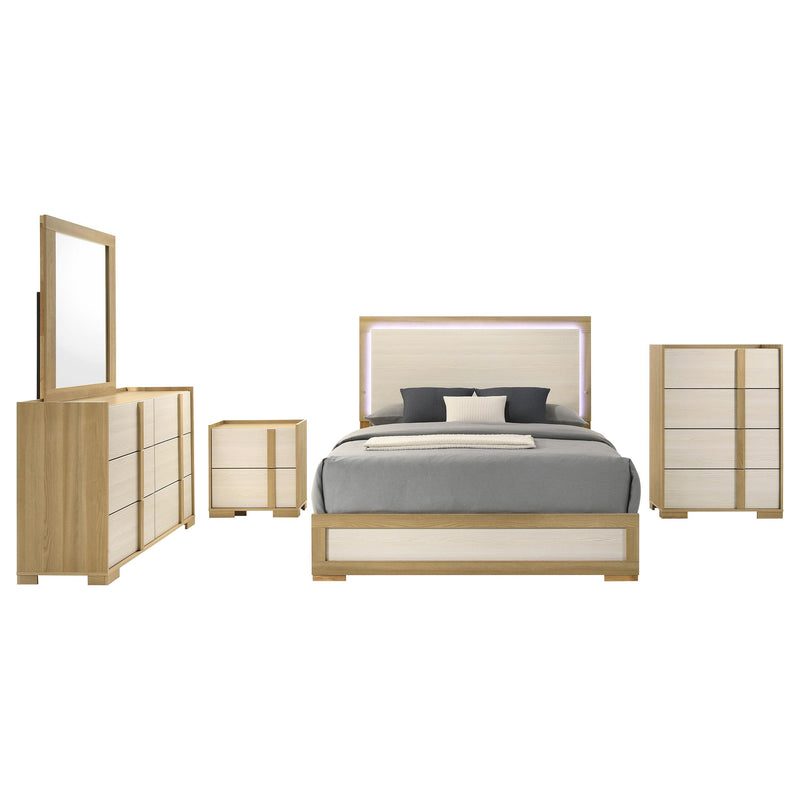 Hyland 5-piece Queen Bedroom Set Natural - alternate view
