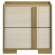 Hyland 2-drawer Nightstand Bedside Table Natural - detail 3