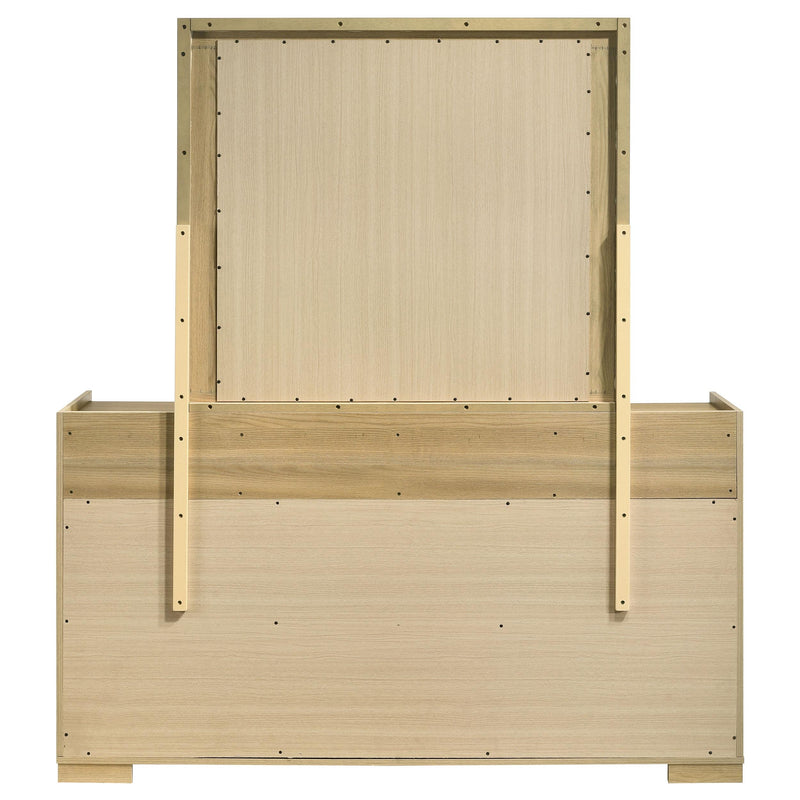 Hyland 6-drawer Dresser with Mirror Natural - detail 6