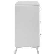 Cassia 6-drawer Bedroom Dresser Cabinet White High Gloss - detail 6