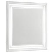 Cassia Dresser Mirror White High Gloss - alternate view