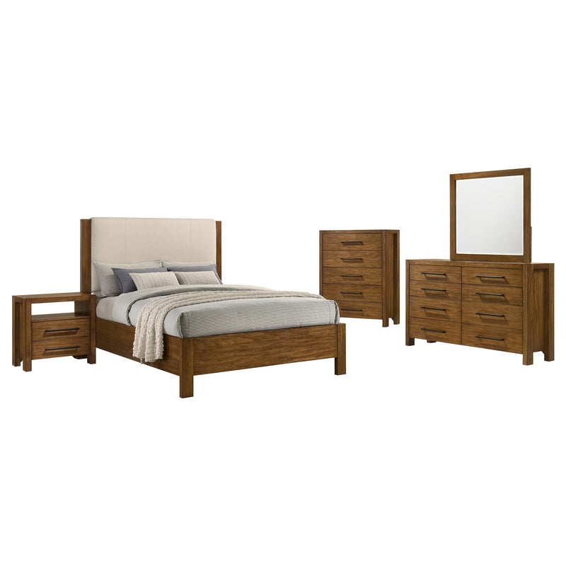 Adderley 5-piece Queen Bedroom Set Warm Brown - alternate view