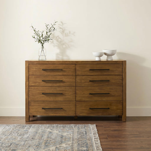 Adderley 8-drawer Bedroom Dresser Cabinet Warm Brown