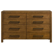 Adderley 8-drawer Bedroom Dresser Cabinet Warm Brown - detail 3