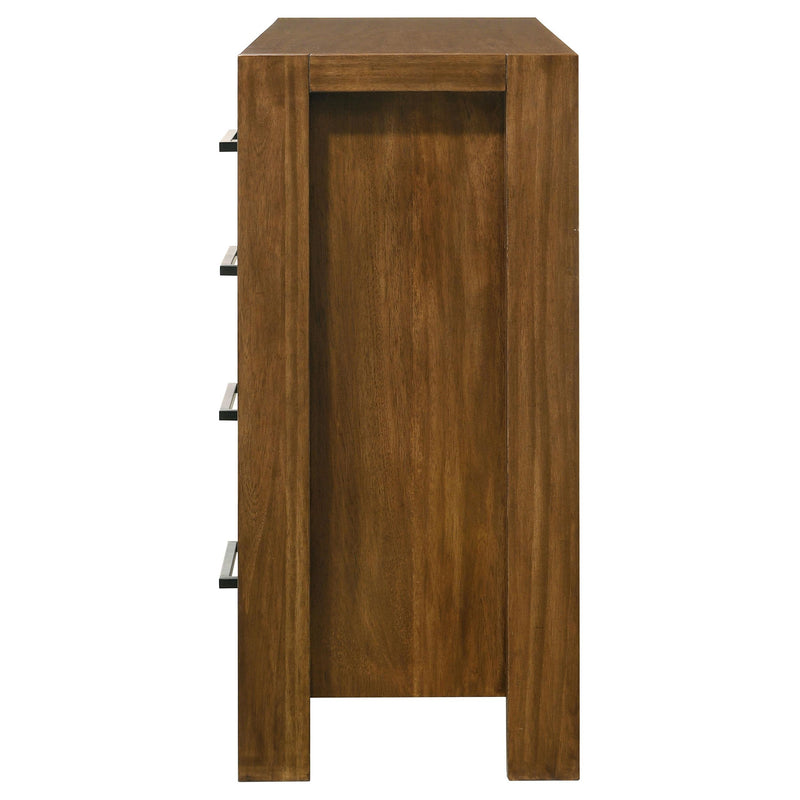 Adderley 8-drawer Bedroom Dresser Cabinet Warm Brown - detail 5