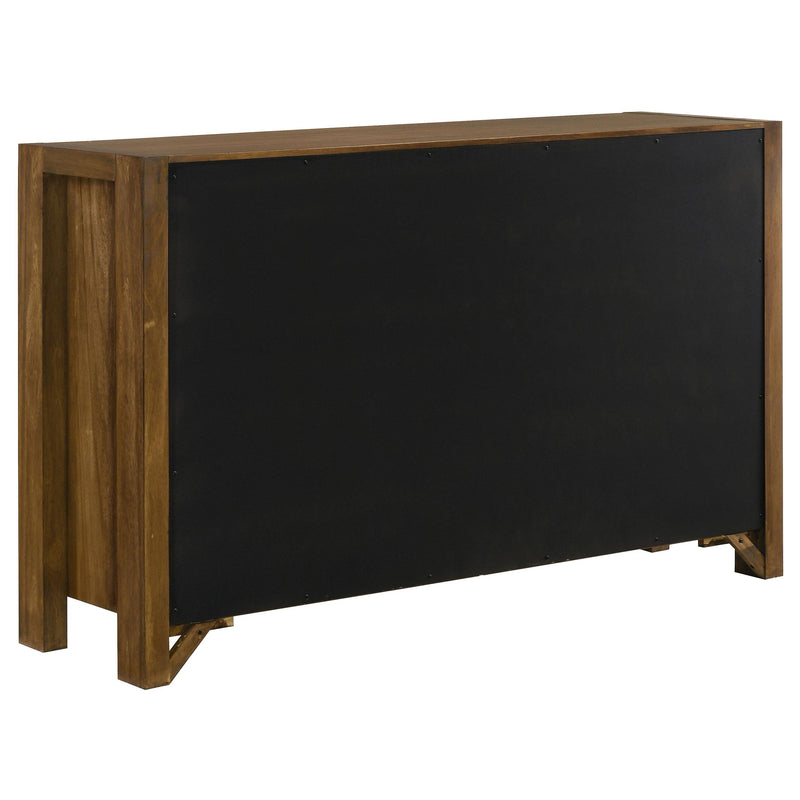 Adderley 8-drawer Bedroom Dresser Cabinet Warm Brown - detail 6