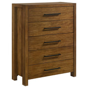 Adderley 5-drawer Bedroom Chest of Drawers Warm Brown - alternate view