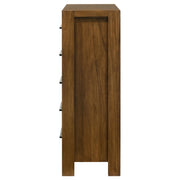 Adderley 5-drawer Bedroom Chest of Drawers Warm Brown - detail 5