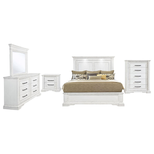 McKinney 5-piece Queen Bedroom Set Vintage White - alternate view