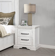 McKinney 2-drawer Nightstand with Dual USB Vintage White