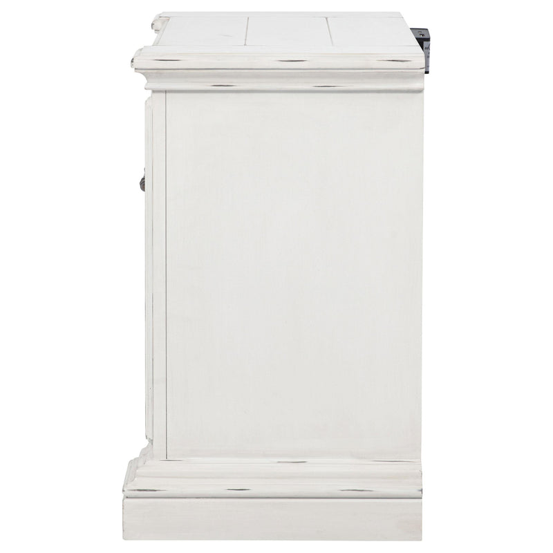 McKinney 2-drawer Nightstand with Dual USB Vintage White - detail 5