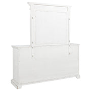 McKinney 6-drawer Bedroom Dresser with Mirror Vintage White - detail 6