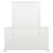 McKinney 6-drawer Bedroom Dresser with Mirror Vintage White - detail 7