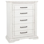McKinney 5-drawer Bedroom Chest of Drawers Vintage White - alternate view