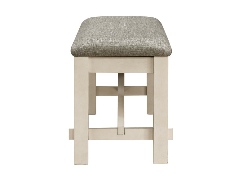 Maribelle Bench Chalk Warm Grey