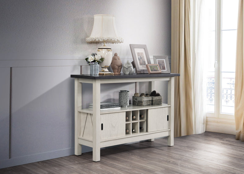 Maribelle Server Chalk Warm Grey