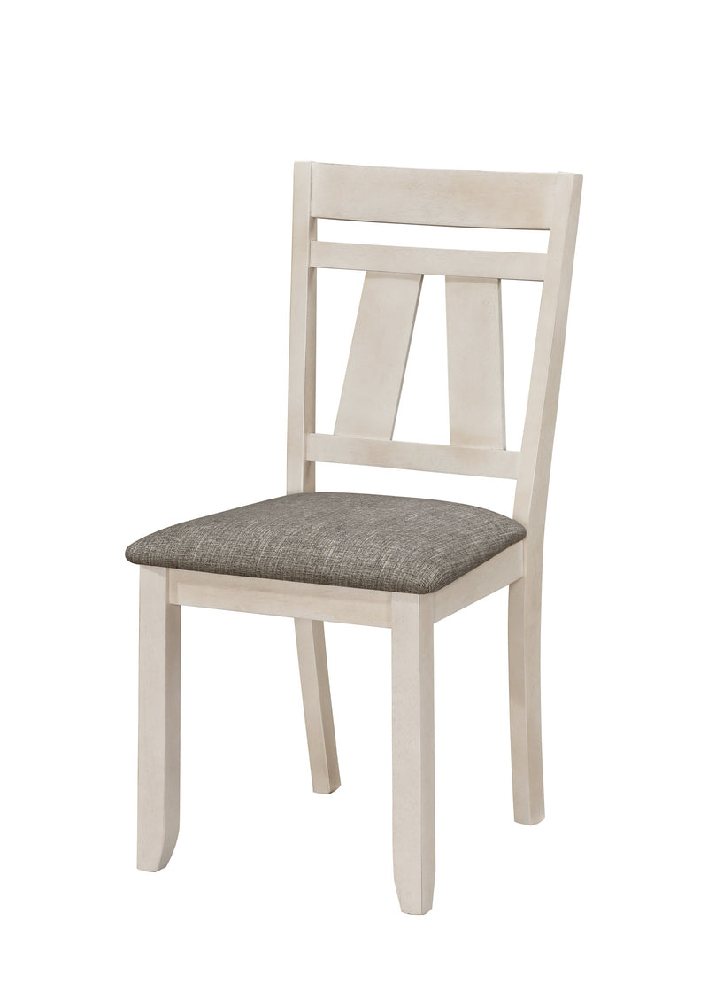 Set of 2 Maribelle Side Chairs Chalk Warmgrey