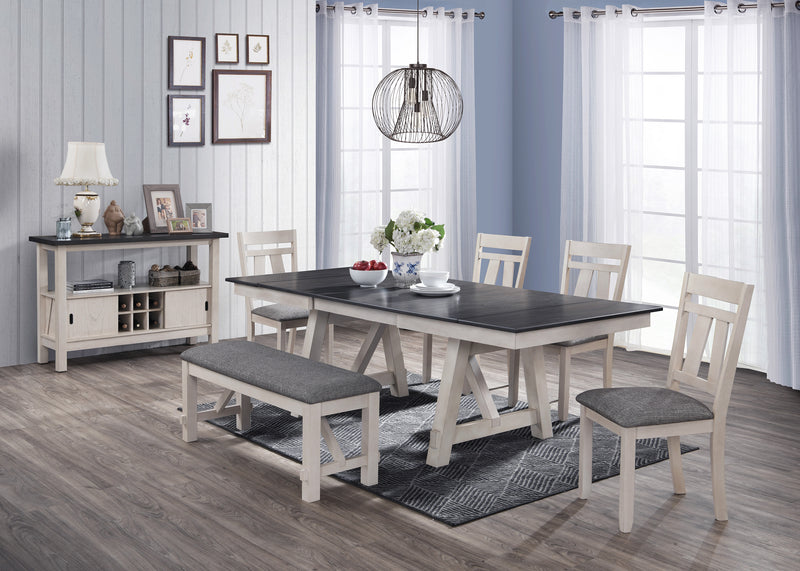 Maribelle Dining Set- Chalk Grey