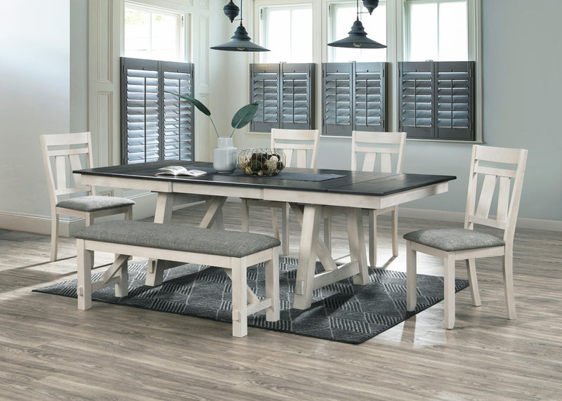 Maribelle Dining Set- Chalk Grey