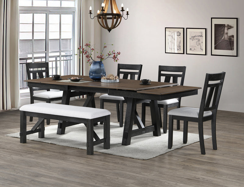 Maribelle Dining Set - Wheat Charcoal