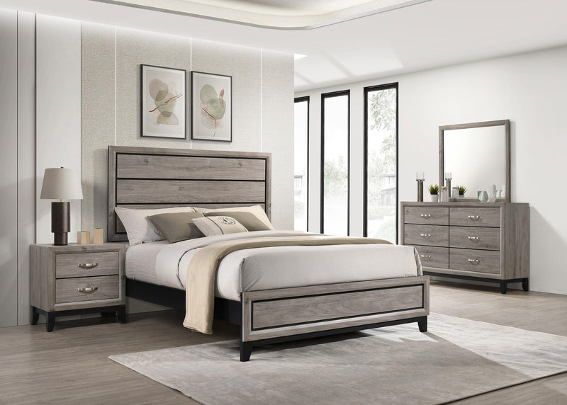Valen Four-piece Queen Bedroom Set Light Taupe